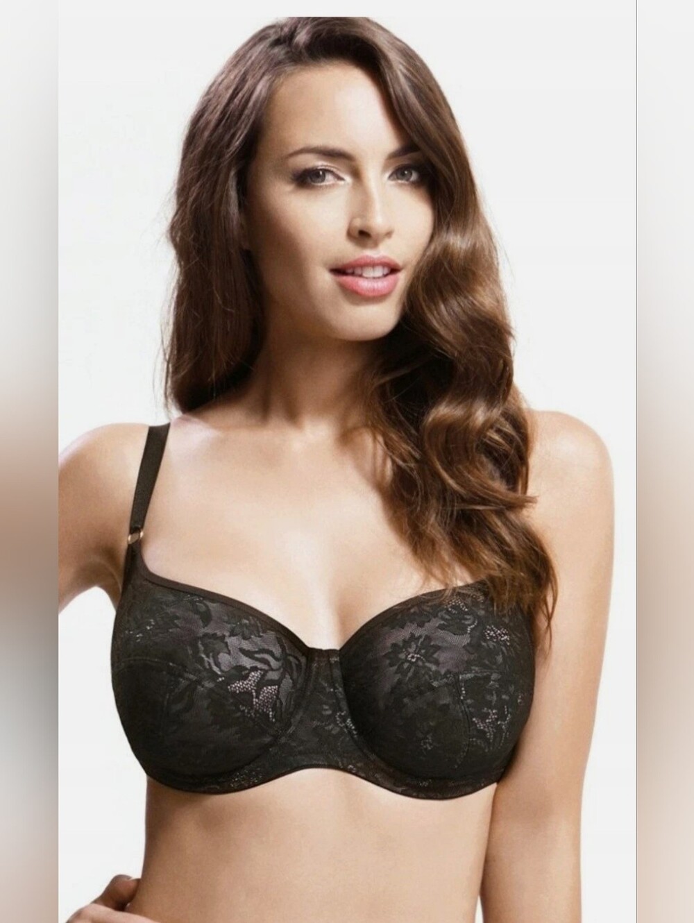 Panache Idina Black Lace Underwire Bra 30G